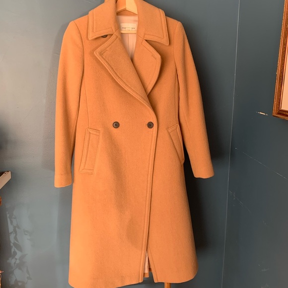 Club Monaco Daylina Wool Coat - Camel - Picture 4 of 8